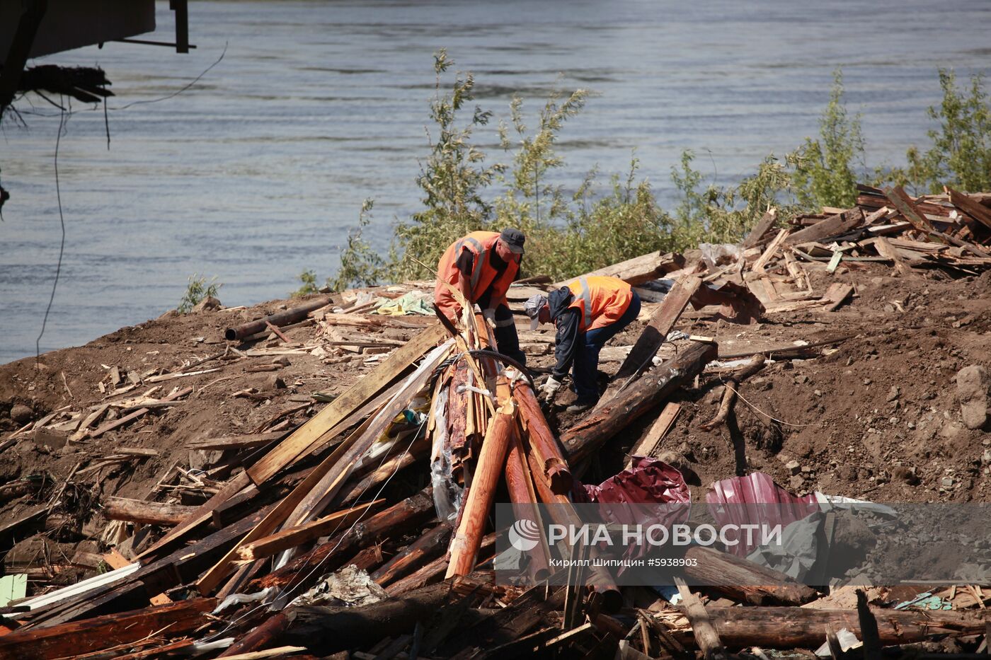 Ситуация в зоне подтопления в Иркутской области