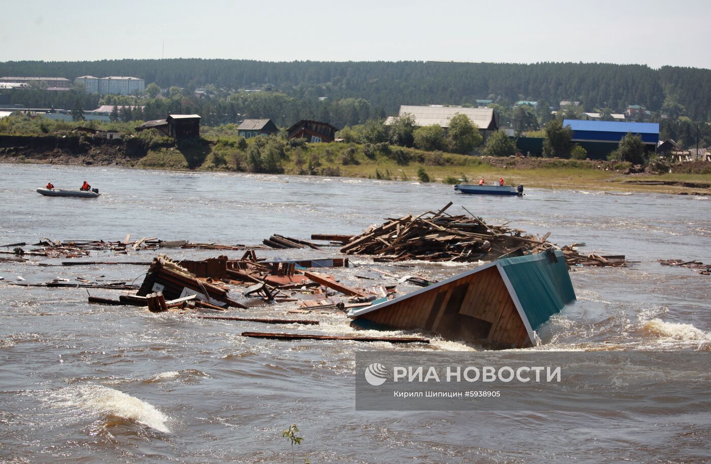 Ситуация в зоне подтопления в Иркутской области