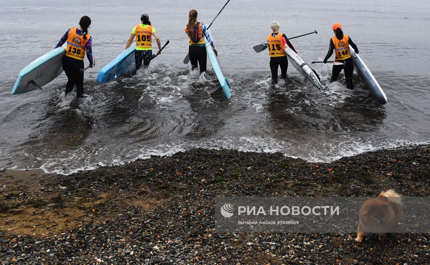 Турнир по сапсёрфингу во Владивостоке