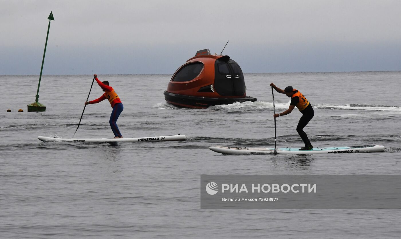 Турнир по сапсёрфингу во Владивостоке