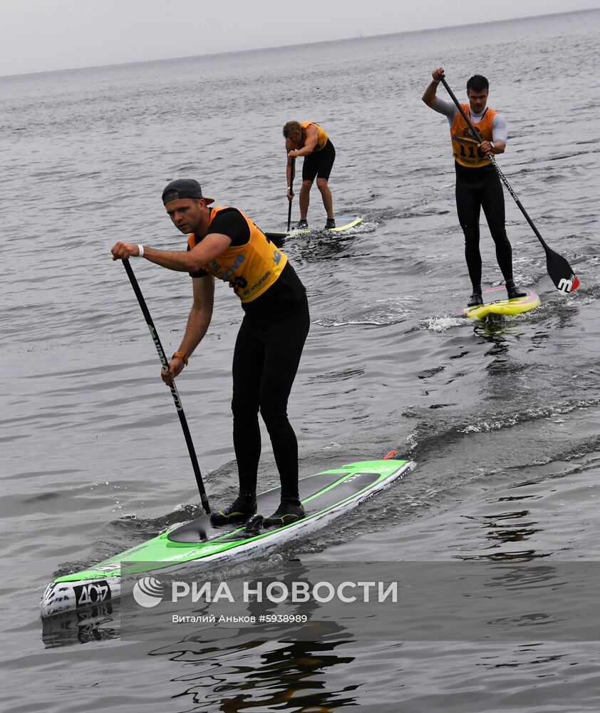 Турнир по сапсёрфингу во Владивостоке