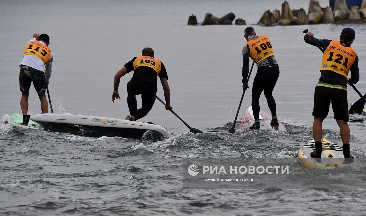 Турнир по сапсёрфингу во Владивостоке