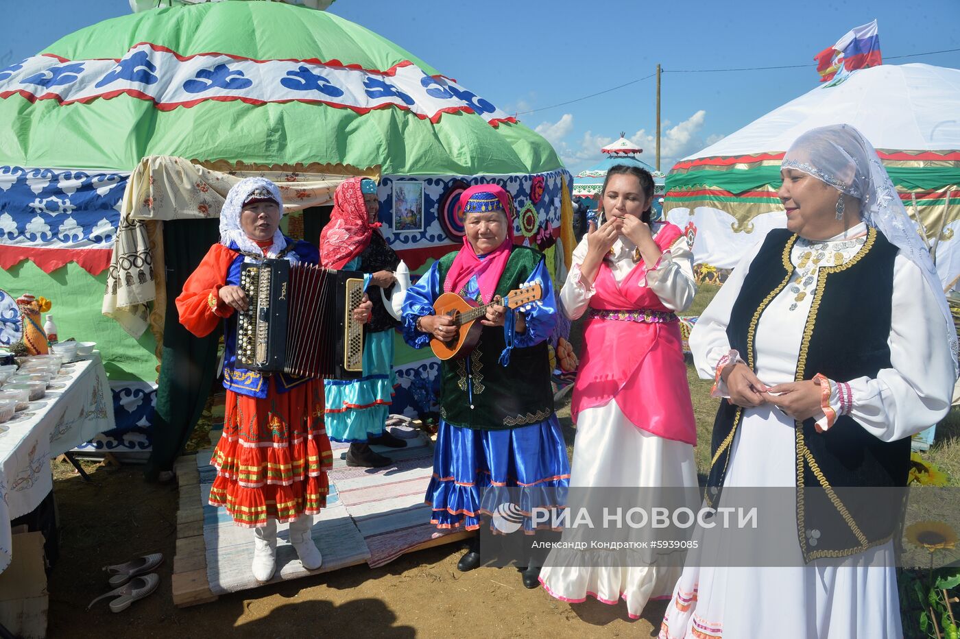 Празднование сабантуя в Челябинской области