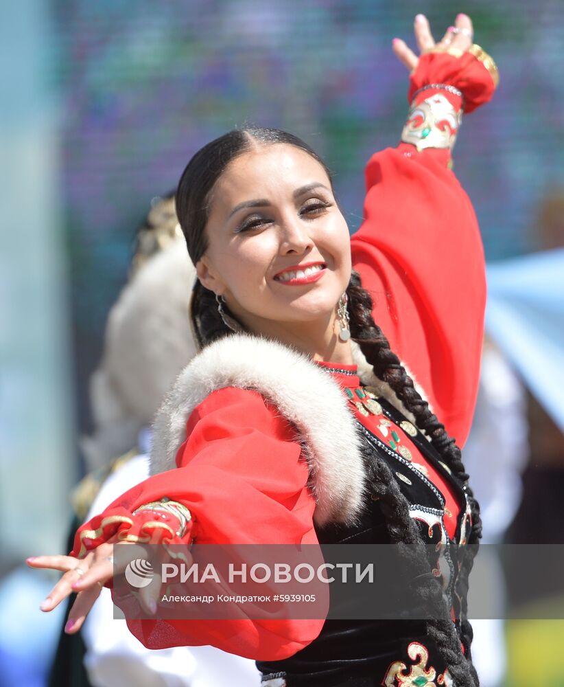 Празднование сабантуя в Челябинской области