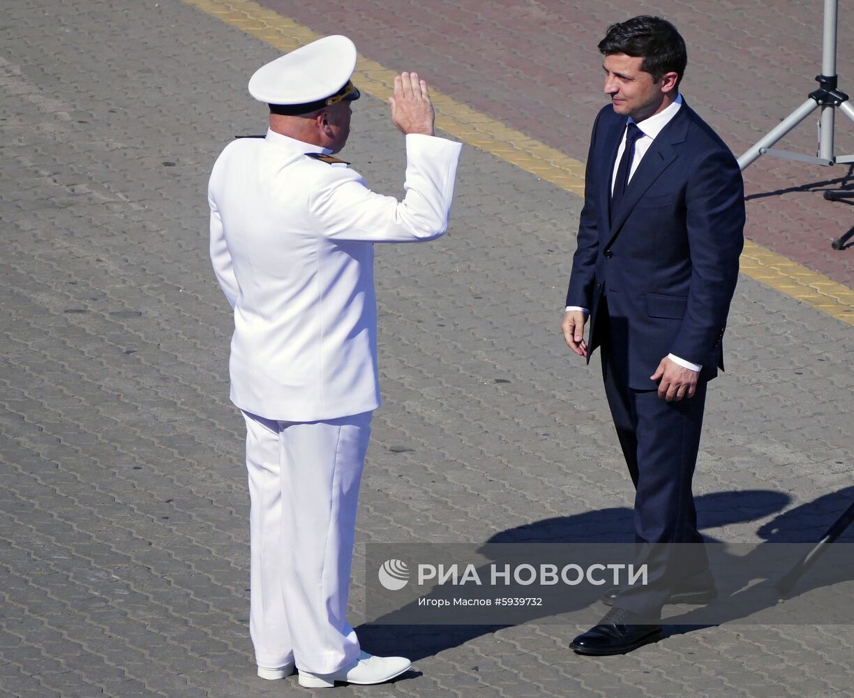Празднование Дня ВМС Украины в Одессе