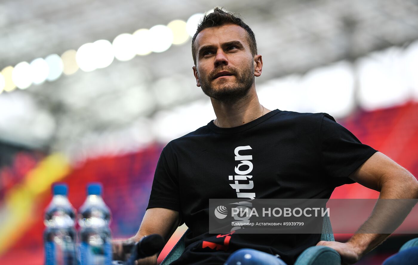 Встреча ПФК ЦСКА с болельщиками перед началом сезона