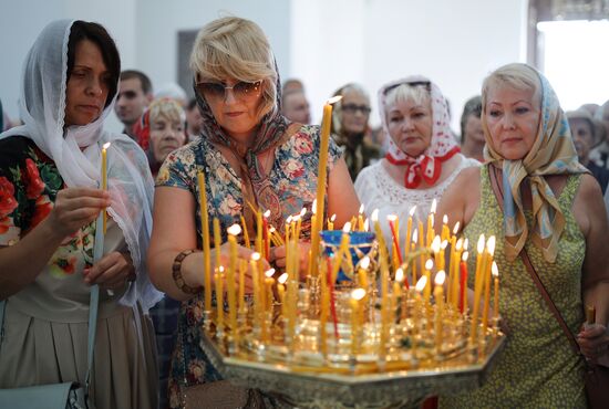 Храм святых Петра и Февронии открылся в Новороссийске