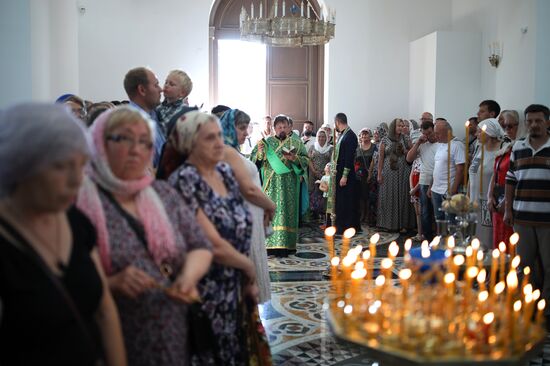 Храм святых Петра и Февронии открылся в Новороссийске