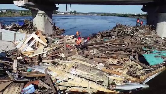 Ликвидация последствий подтопления в Иркутской области