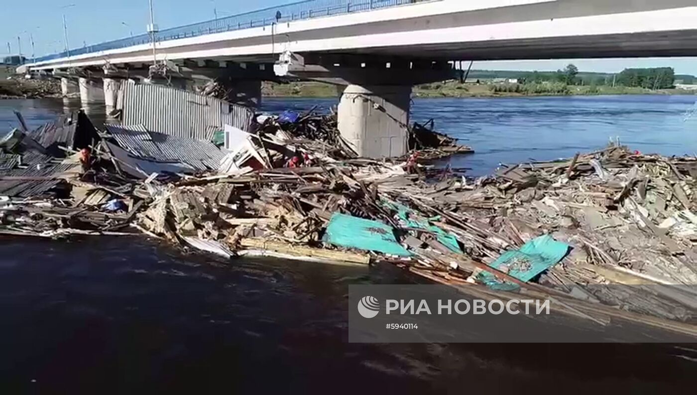 Ликвидация последствий подтопления в Иркутской области