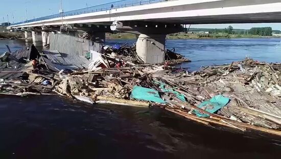 Ликвидация последствий подтопления в Иркутской области