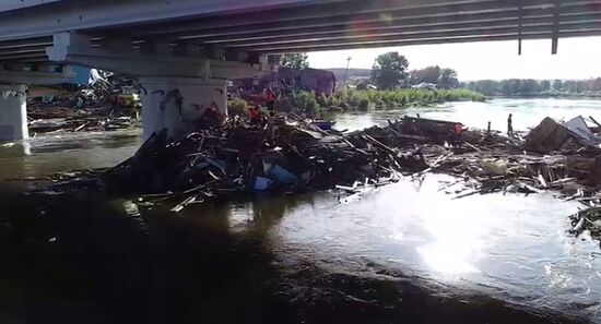 Ликвидация последствий подтопления в Иркутской области