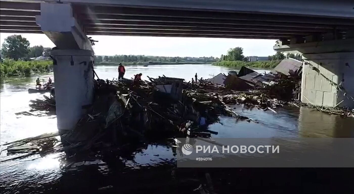 Ликвидация последствий подтопления в Иркутской области