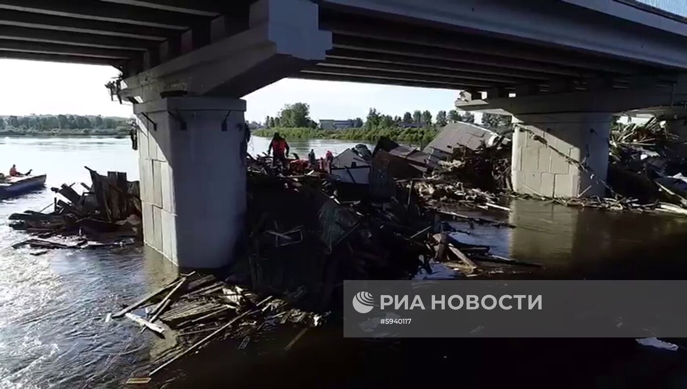 Ликвидация последствий подтопления в Иркутской области