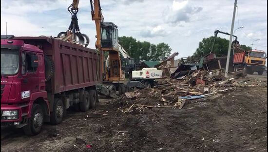 Ликвидация последствий подтопления в Иркутской области