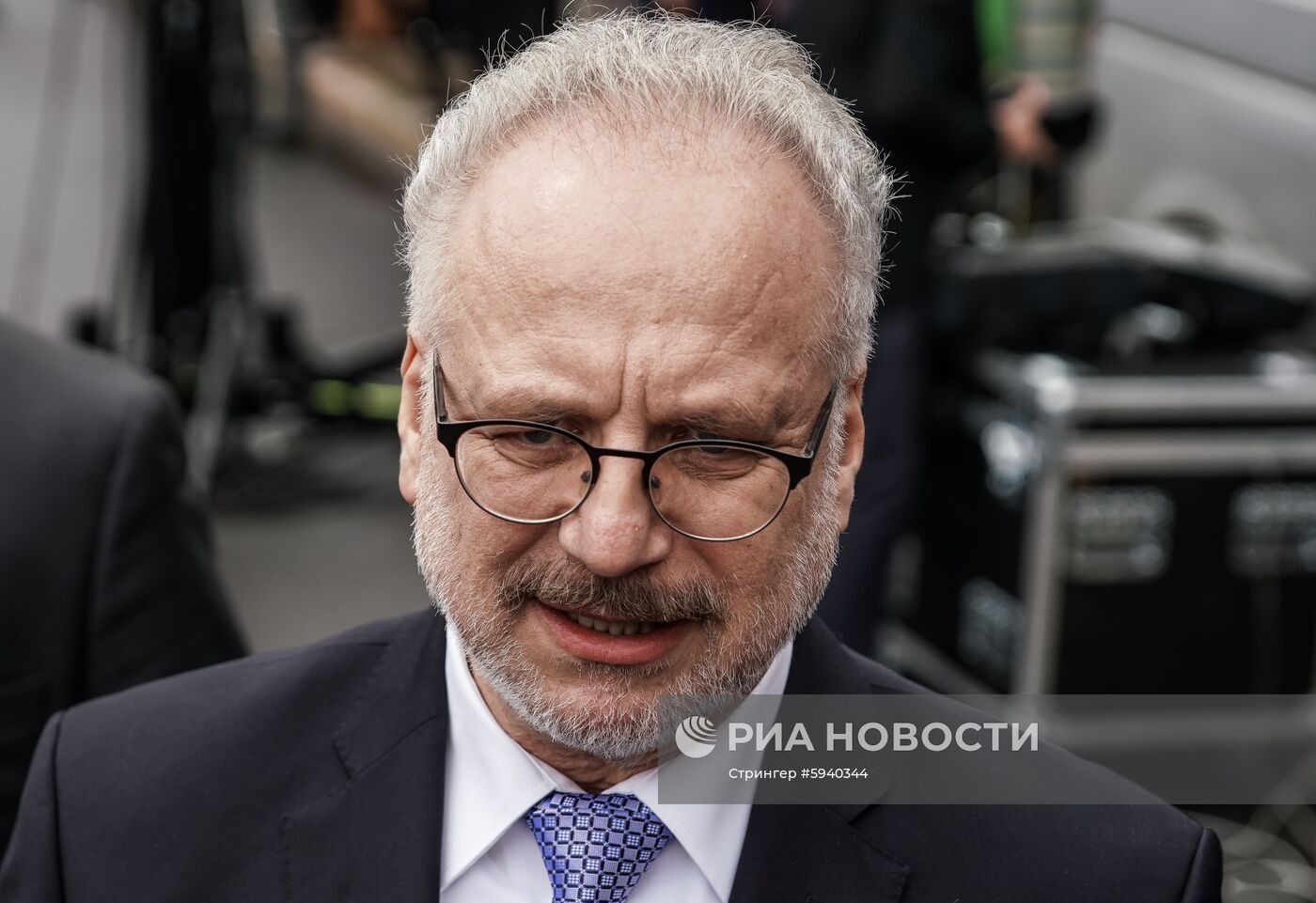 Выступление президента Латвии Э. Левитса в день инаугурации