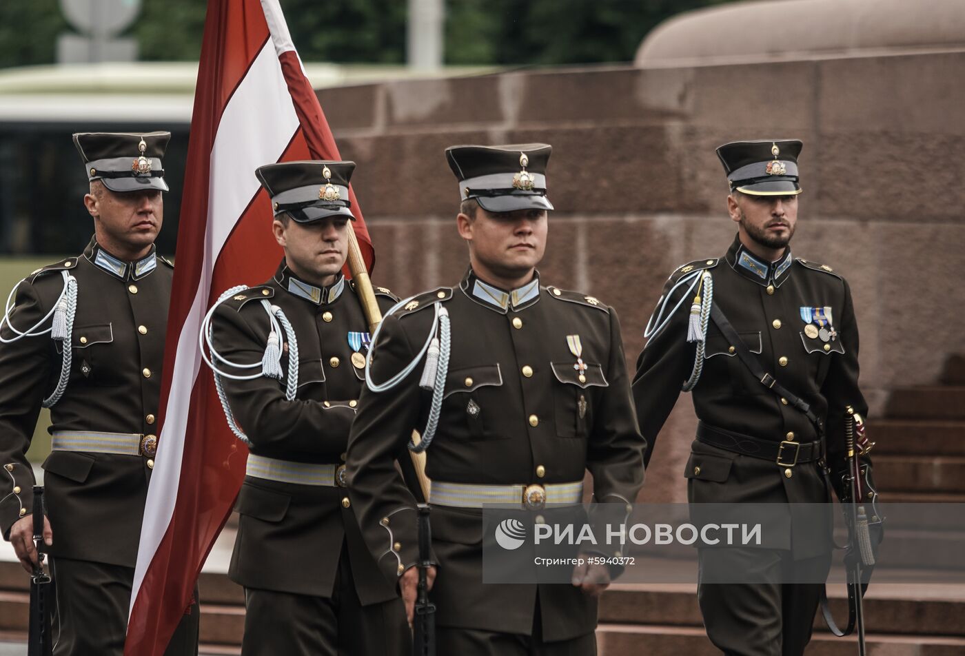 Выступление президента Латвии Э. Левитса в день инаугурации