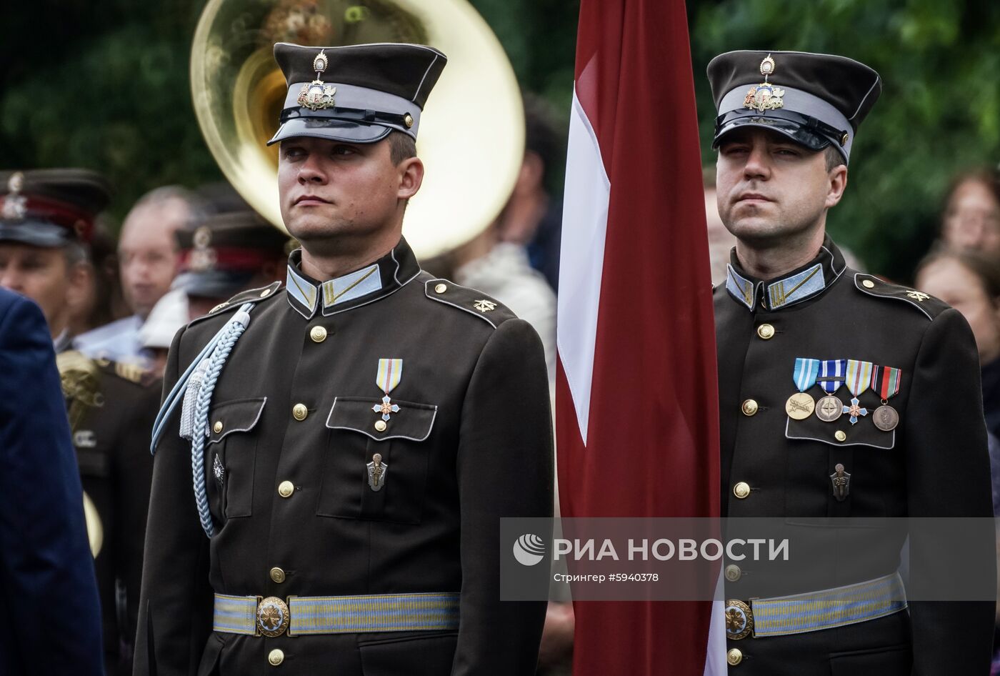 Выступление президента Латвии Э. Левитса в день инаугурации