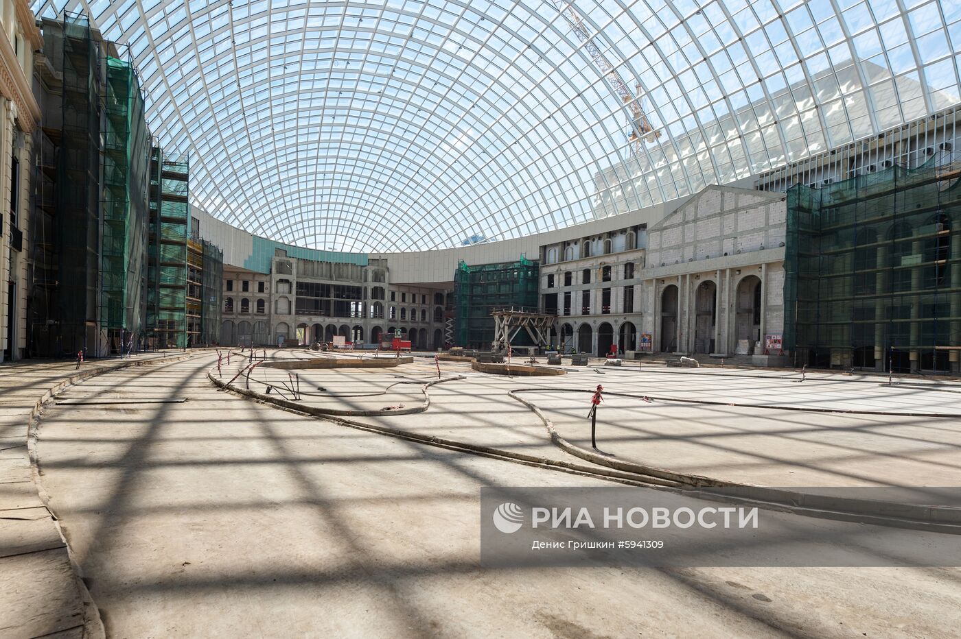 Строительство парка развлечений "Остров мечты" в Москве