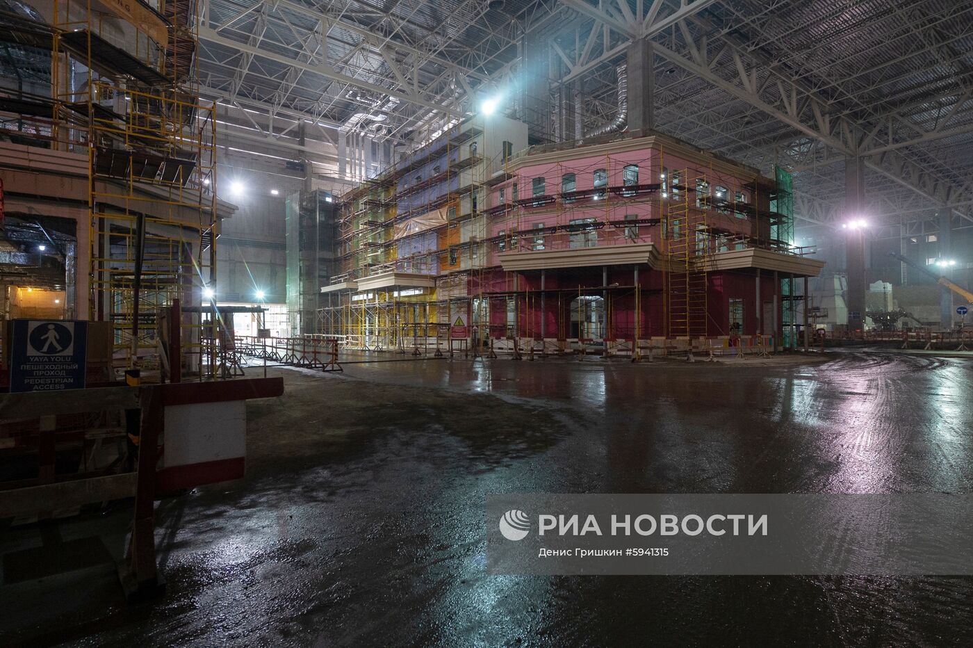 Строительство парка развлечений "Остров мечты" в Москве