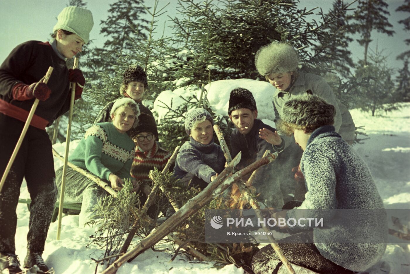 Воскресный отдых жителей Перми