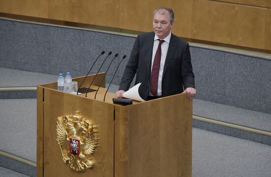 Пленарное заседание Госдумы РФ 