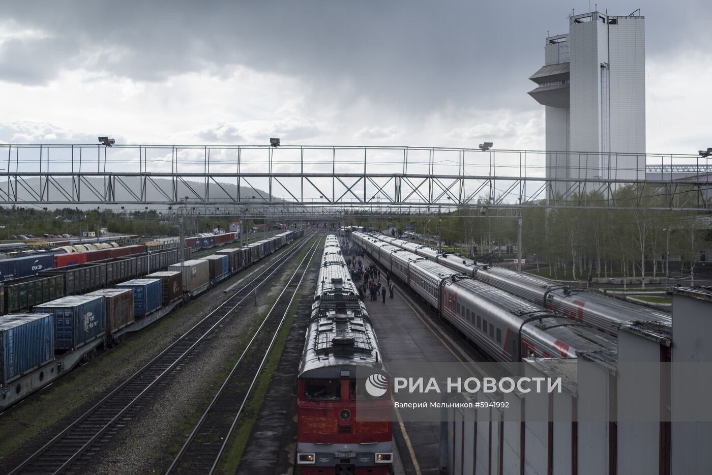 Железнодорожный вокзал в городе Тында | РИА Новости Медиабанк