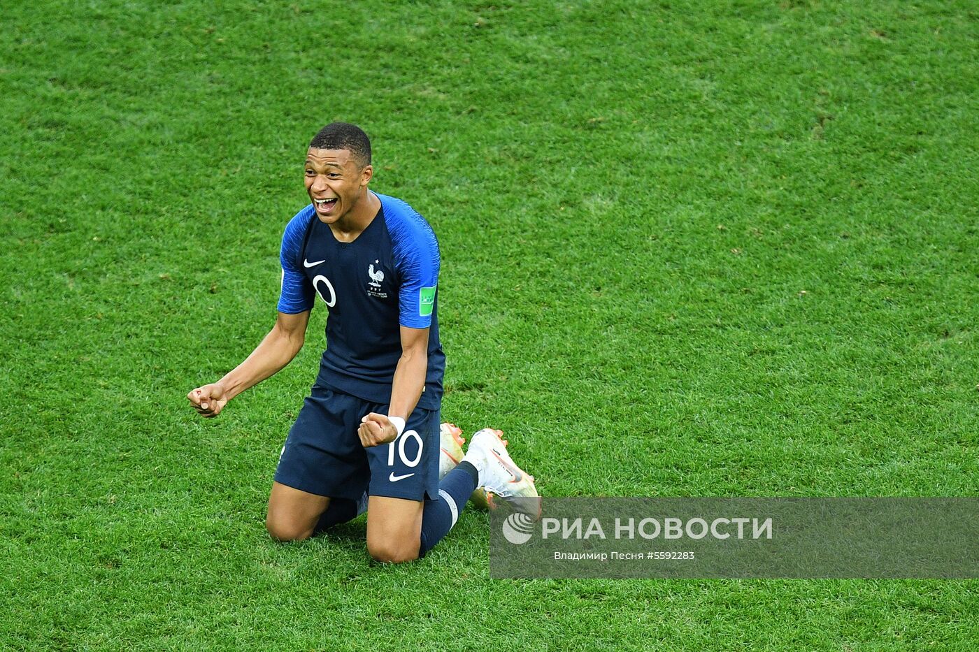 Футбол. ЧМ-2018. Финал. Матч Франция - Хорватия | РИА Новости Медиабанк
