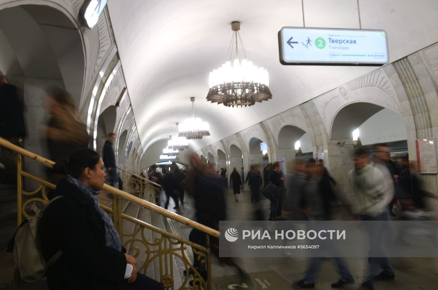 Обновление навигации в московском метро | РИА Новости Медиабанк