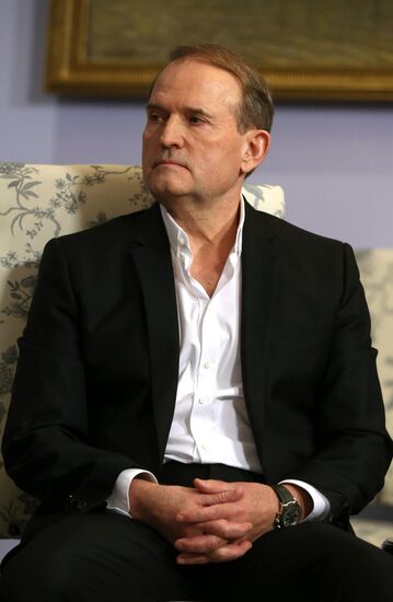 Премьер-министр РФ Д. Медведев встретился с кандидатом в президенты ...