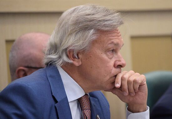 Заседание Совета Федерации РФ