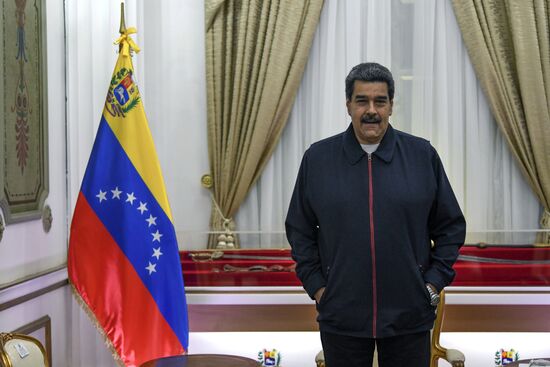 Встреча Н. Мадуро со специальным советником ЕС по Венесуэле Э. Иглесиасом