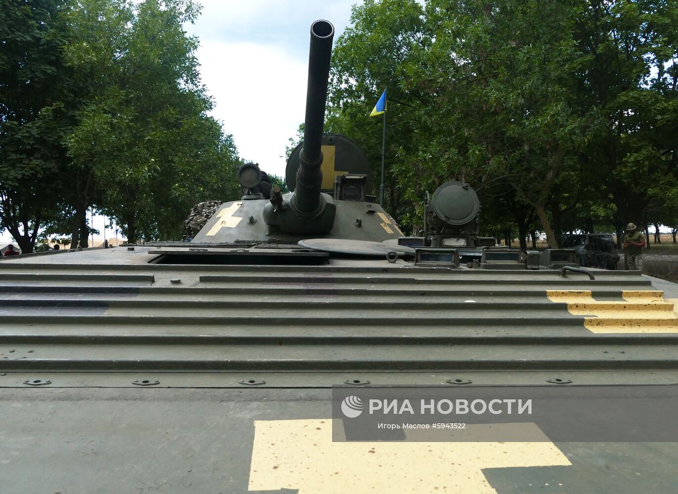 Боевая машина пехоты БМП-1 на полигоне во время международных учений Sea Breeze - 2019 в Одессе. Место: Украина, Одесса. Автор: Игорь Маслов/РИА Новости. Международные учения Sea Breeze - 2019 в Одессе