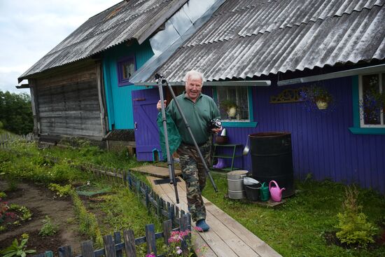 Один из старейших фотокорреспондентов России П. Кривцов