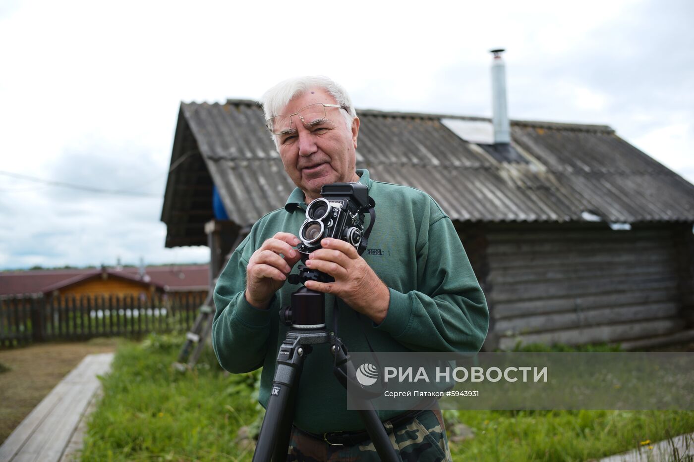 Один из старейших фотокорреспондентов России П. Кривцов