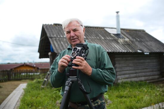 Один из старейших фотокорреспондентов России П. Кривцов
