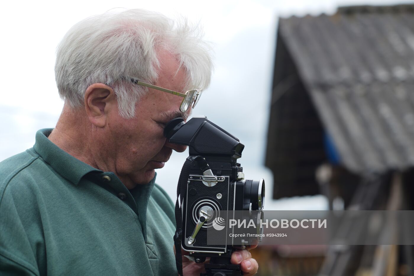 Один из старейших фотокорреспондентов России П. Кривцов