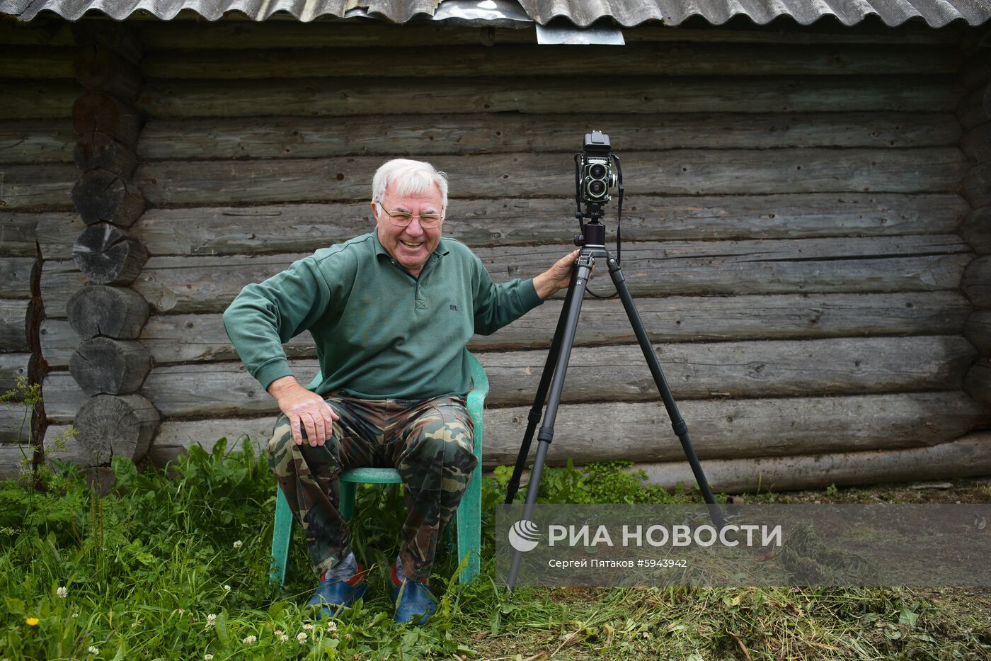 Один из старейших фотокорреспондентов России П. Кривцов