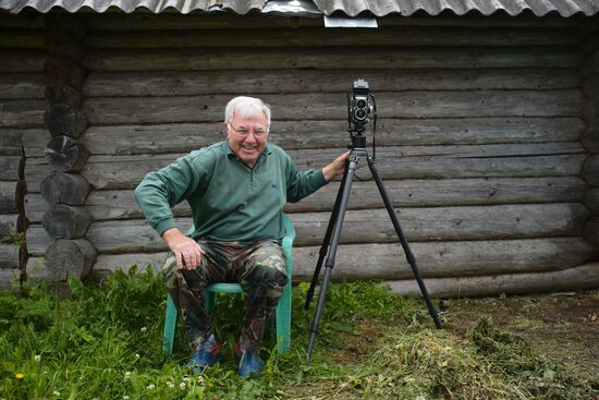 Один из старейших фотокорреспондентов России П. Кривцов