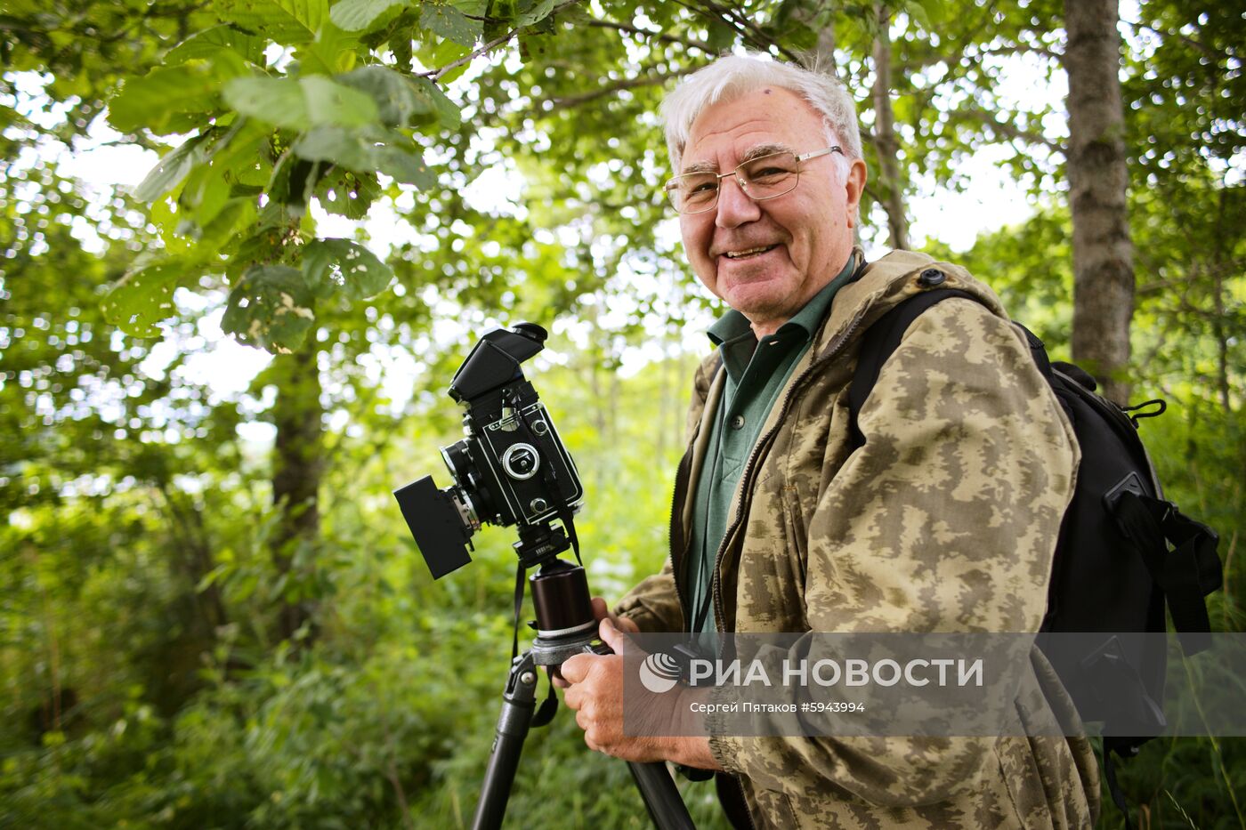 Один из старейших фотокорреспондентов России П. Кривцов