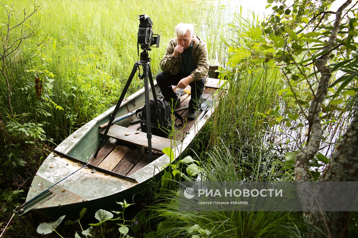 Один из старейших фотокорреспондентов России П. Кривцов