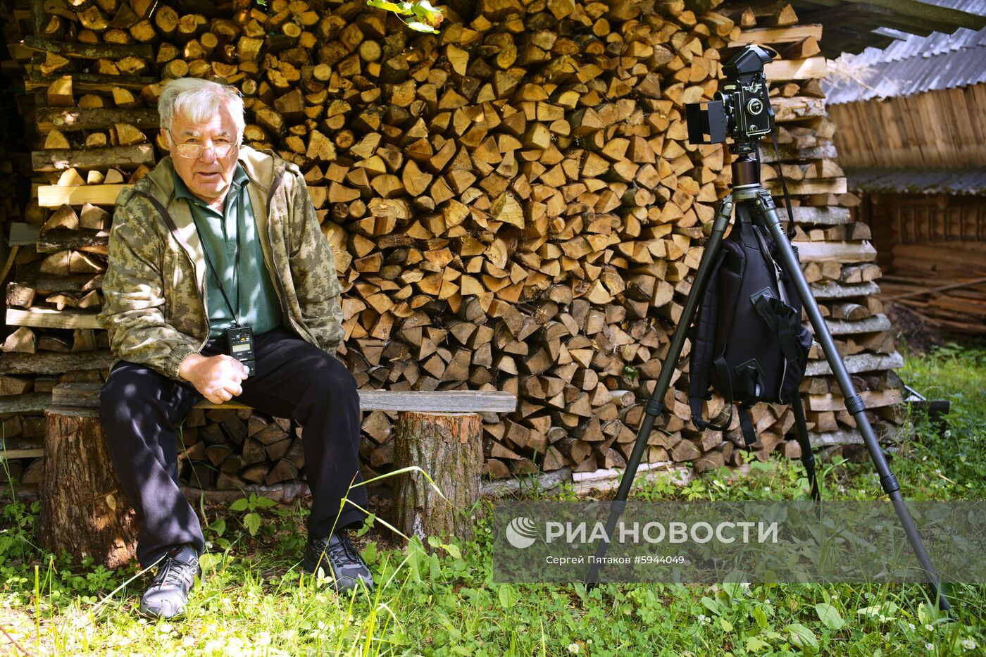 Один из старейших фотокорреспондентов России П. Кривцов