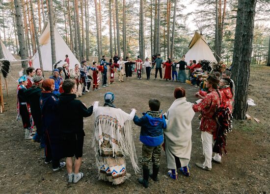 Фестиваль индейской культуры в Ленинградской области