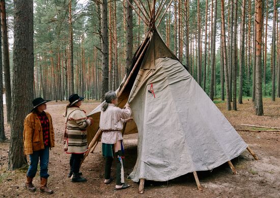 Фестиваль индейской культуры в Ленинградской области