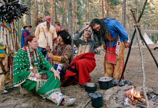 Фестиваль индейской культуры в Ленинградской области