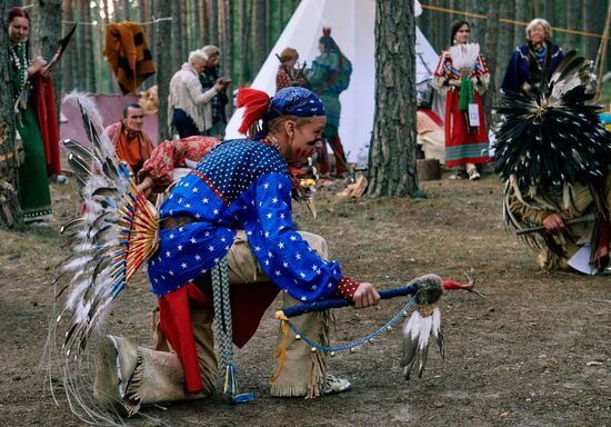 Фестиваль индейской культуры в Ленинградской области