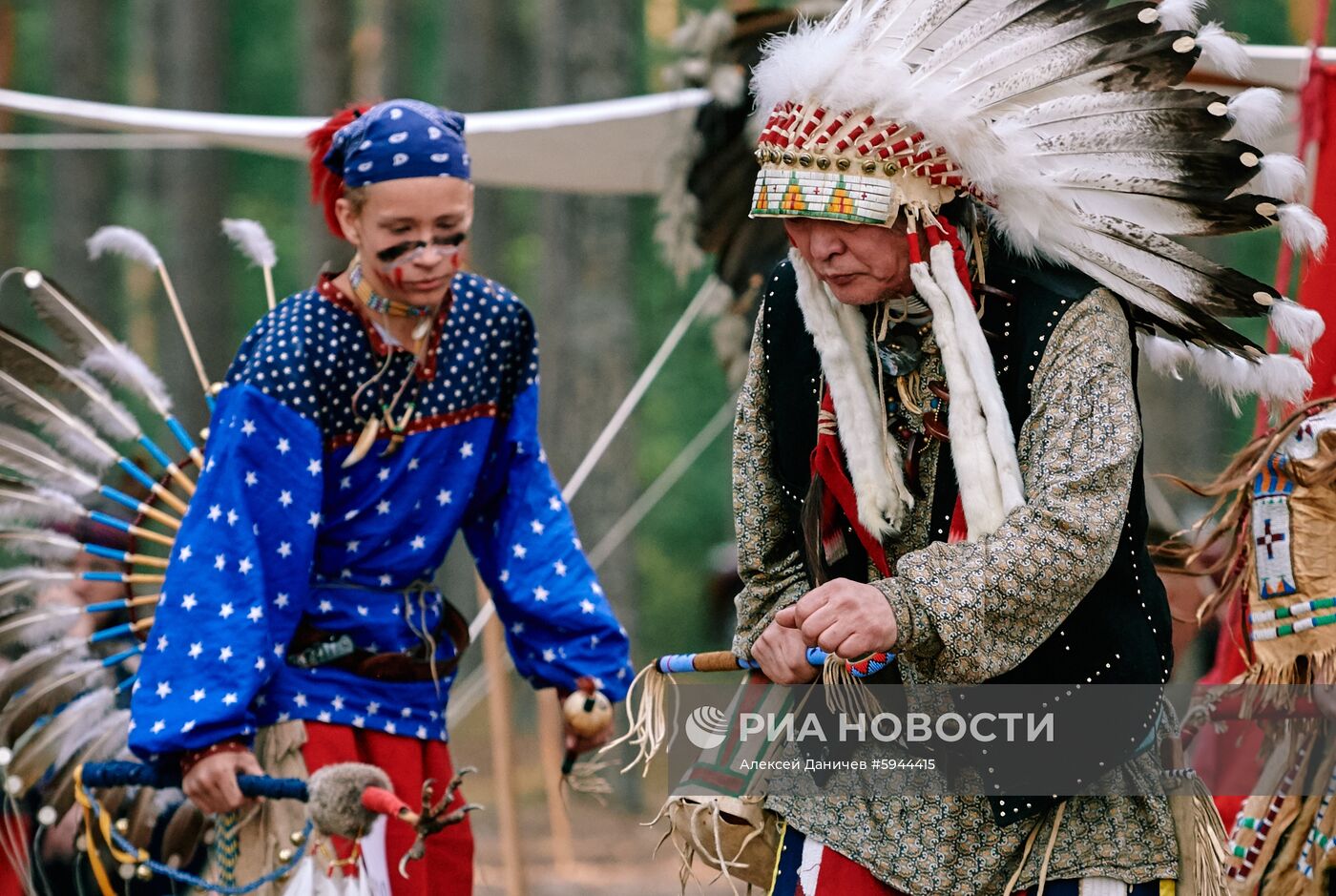 Фестиваль индейской культуры в Ленинградской области