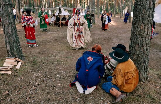 Фестиваль индейской культуры в Ленинградской области