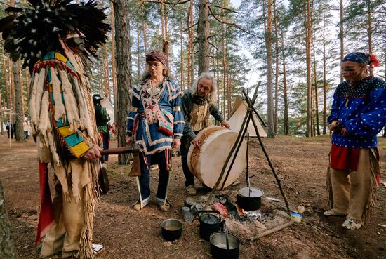 Фестиваль индейской культуры в Ленинградской области