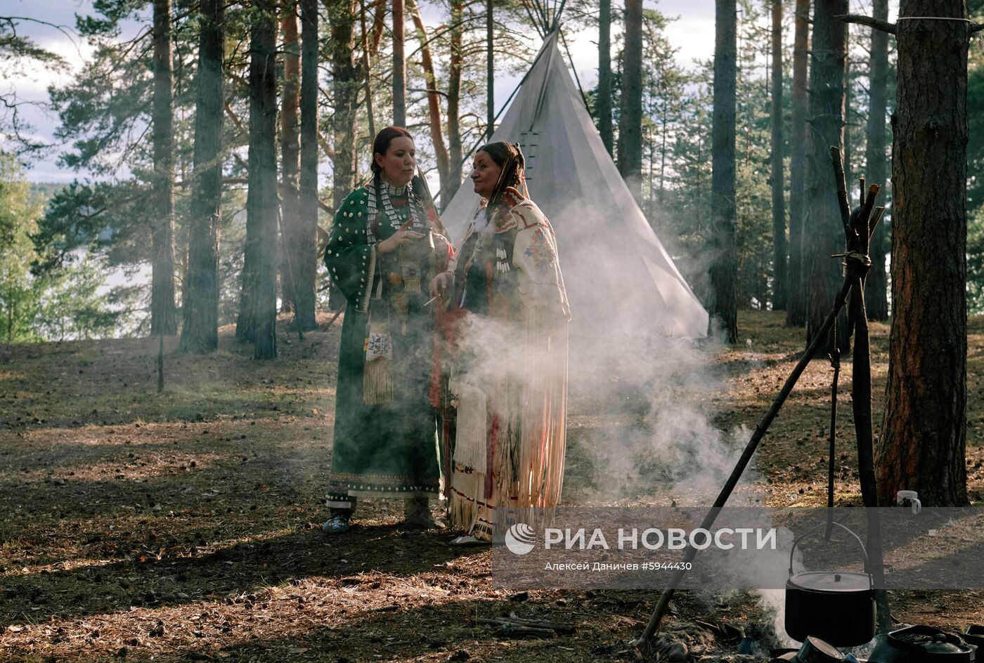 Фестиваль индейской культуры в Ленинградской области